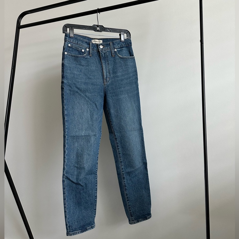 madewell classic straight jean